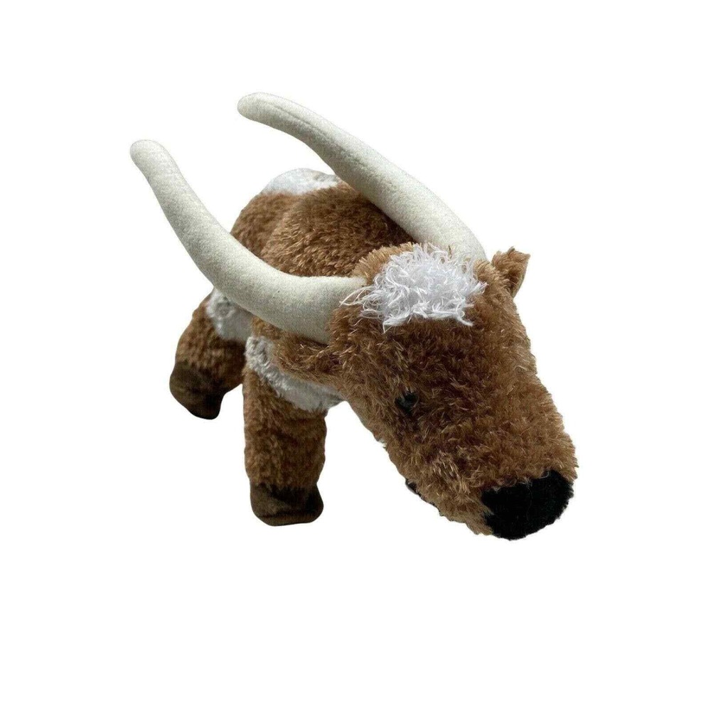 Douglas Cuddle Toy Zeb Longhorn Steer Plush‎ Stuffed Animal Horns 11" Realistic - Picture 2 of 8